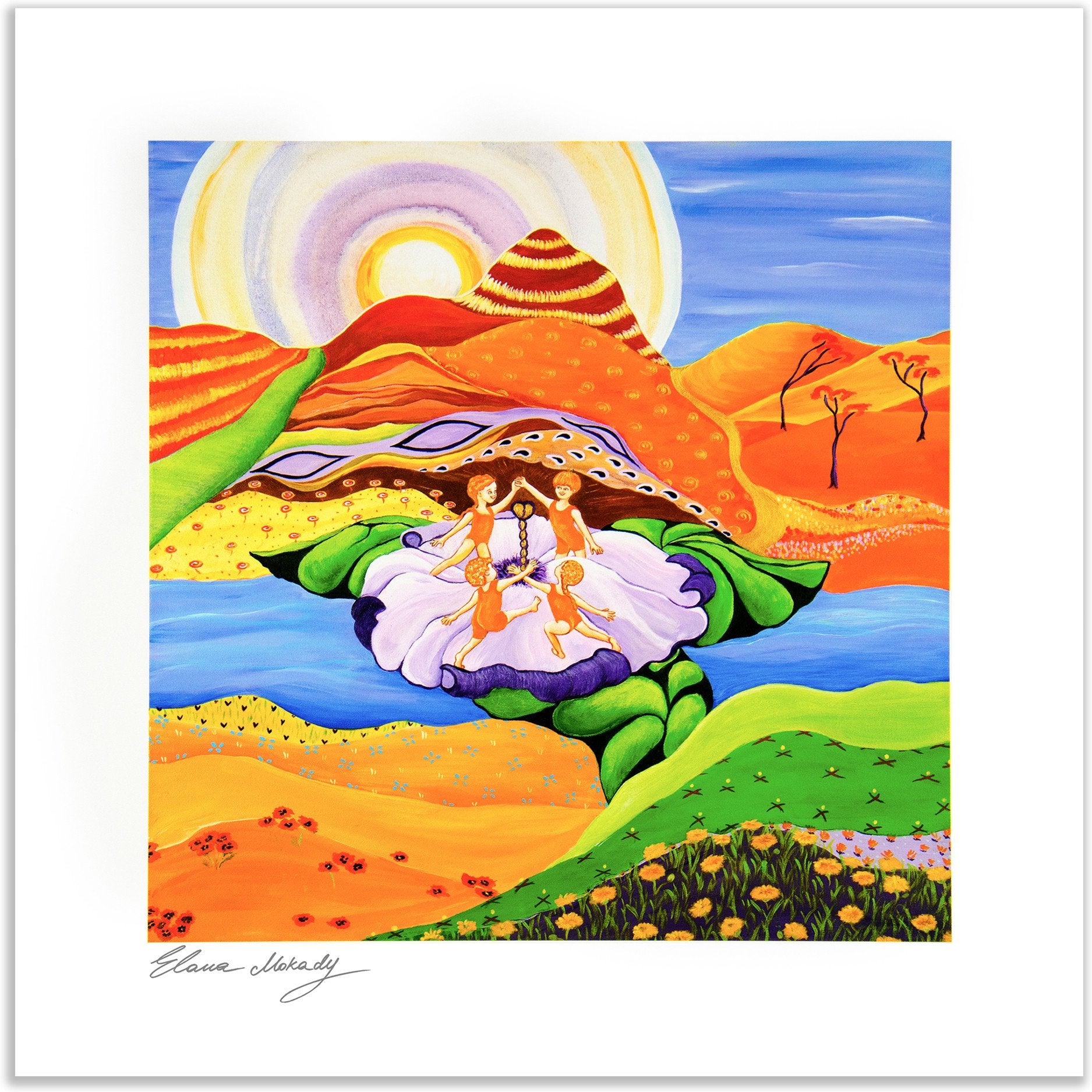 Creation, Paper Wall Art Print