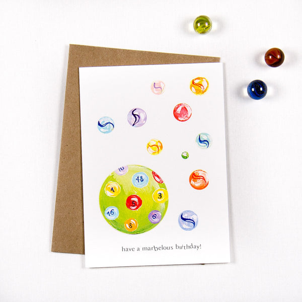 Have a marvelous birthday Marbles - Greeting card